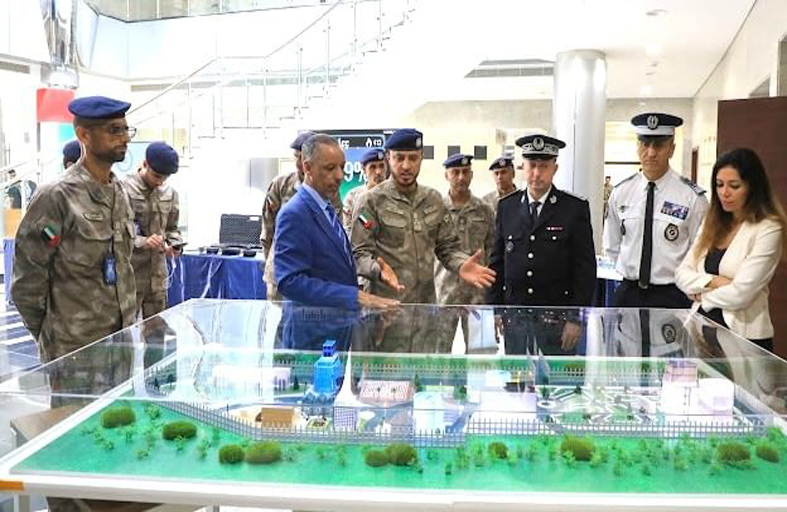 وفد فرنسي يزور إدارة التأهيل الشرطي في شرطة أبوظبي