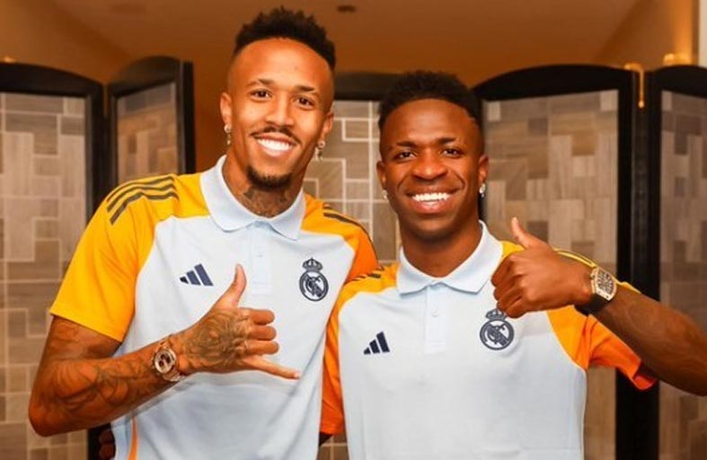 انضمام فينيسيوس وميليتاو إلى معسكر ريال مدريد في أمريكا