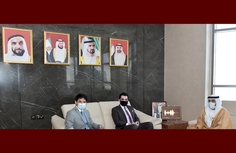 رئيس الشؤون الإسلامية يستقبل السفير الأفغاني بالدولة