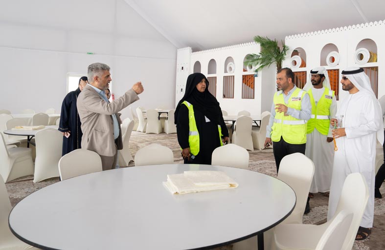 بلدية مدينة أبوظبي تنفذ حملة تفتيشية على صالات الأفراح في الشهامة والوثبة