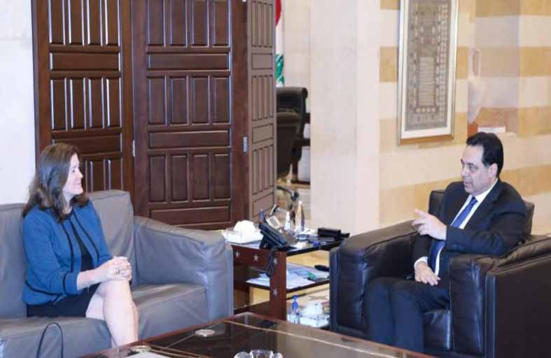 دياب: واشنطن أبدت إيجابية حول مساعدة لبنان