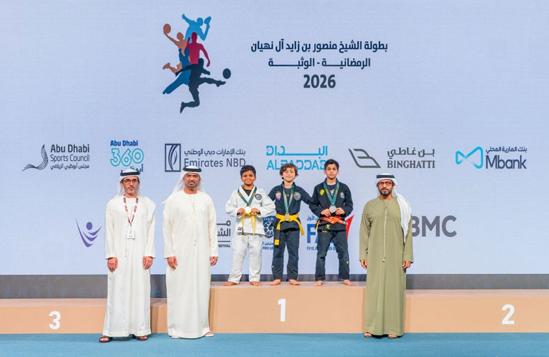 «بني ياس» يتصدر منافسات الجوجيتسو في يومها الأول ببطولة الشيخ منصور بن زايد الرمضانية 