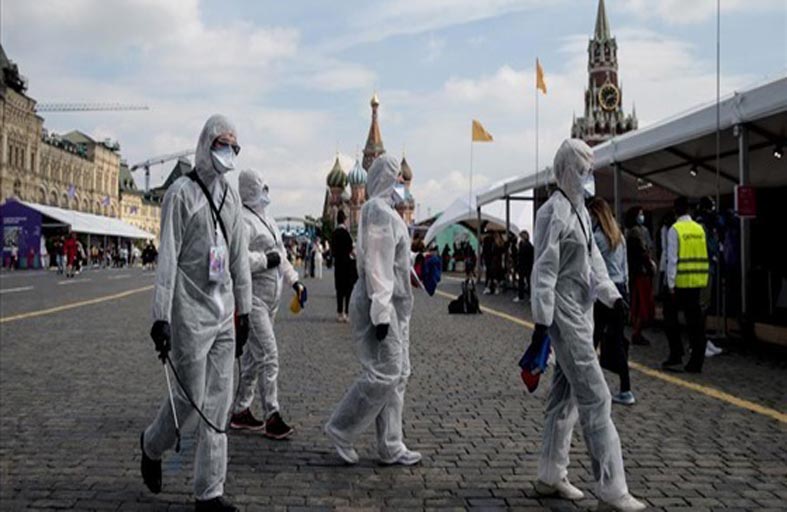 198 حالة وفاة و 6368 إصابة جديدة بـ « كورونا »  في روسيا