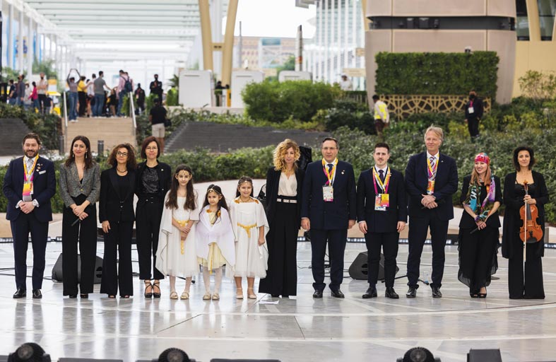 مطربات سان مارينو يُبدعن بأصواتهن العذبة في إكسبو 2020 دبي