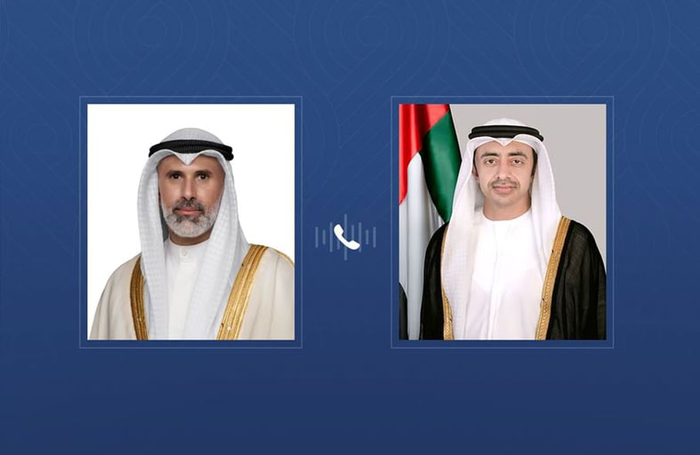 وزير خارجية الكويت يدين المخطط الإرهابي الذي استهدف المساس بأمن الإمارات واستقرارها