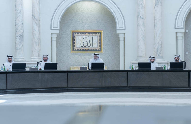 ولي عهد الشارقة يترأس اجتماع المجلس التنفيذي