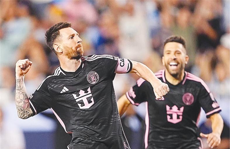 ميسي وسواريز يضعان إنتر ميامي في الصدارة