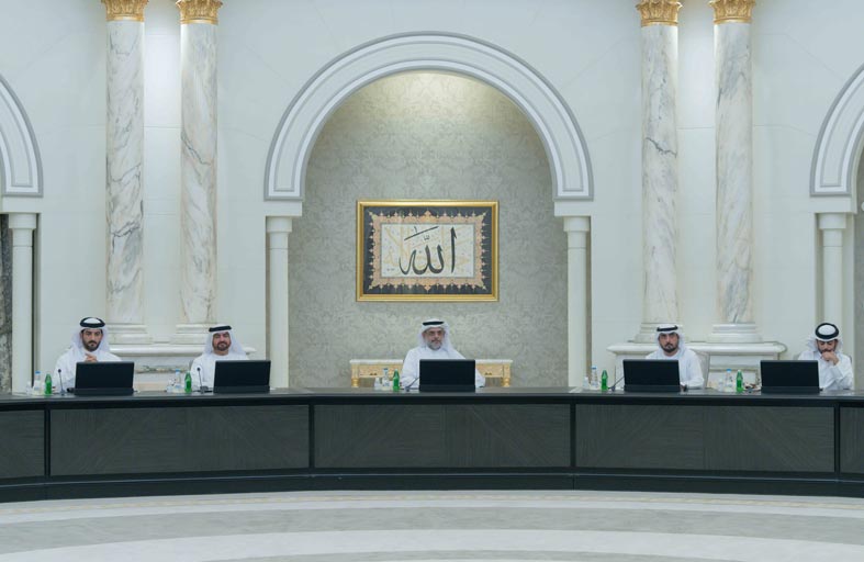 ولي عهد الشارقة يترأس اجتماع المجلس التنفيذي