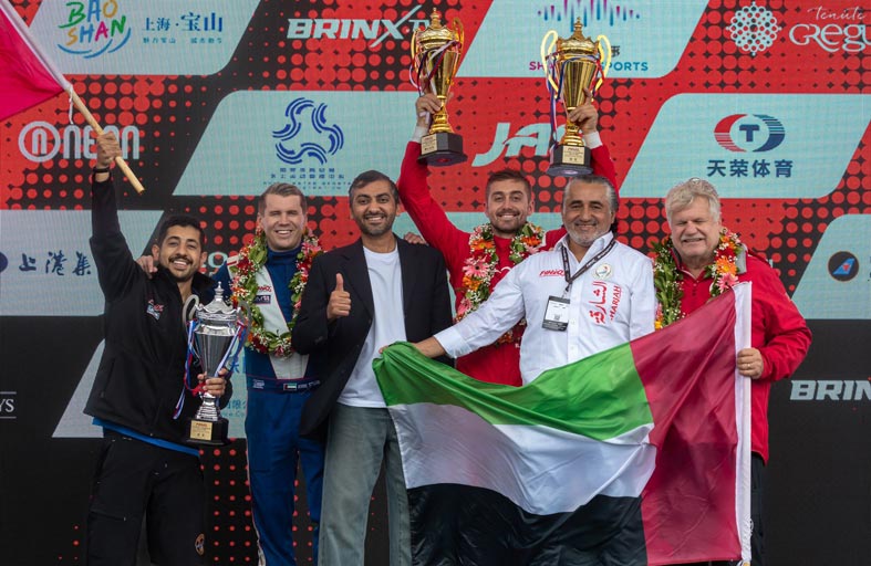 الشارقة 17 وفيكتوري 4 بطل ووصيف جائزة شنغهاي-فورمولا1