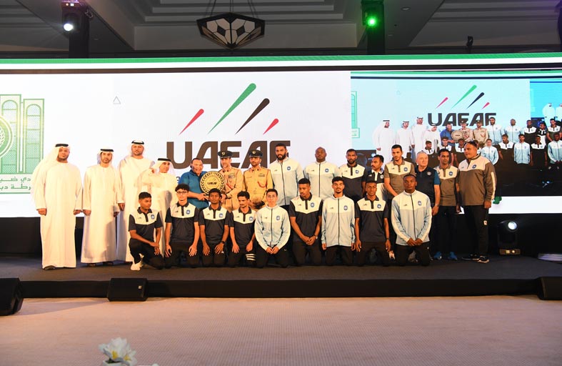 القائد العام لشرطة دبي يكرم أصحاب الإنجازات والمتميزين في ألعاب القوى بالدولة