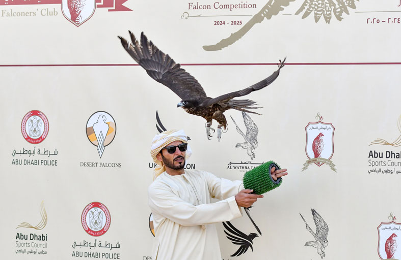 «إس 69» يفوز برمز الجير شاهين فرخ في كأس رئيس الدولة للصيد بالصقور