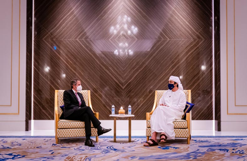 عبدالله بن زايد يستقبل مدير عام الوكالة الدولية للطاقة الذرية 