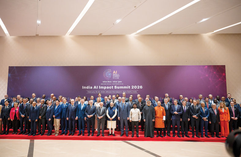 ولي عهد أبوظبي يحضر الجلسة الافتتاحية لـ «قمة تأثير الذكاء الاصطناعي» في نيودلهي 