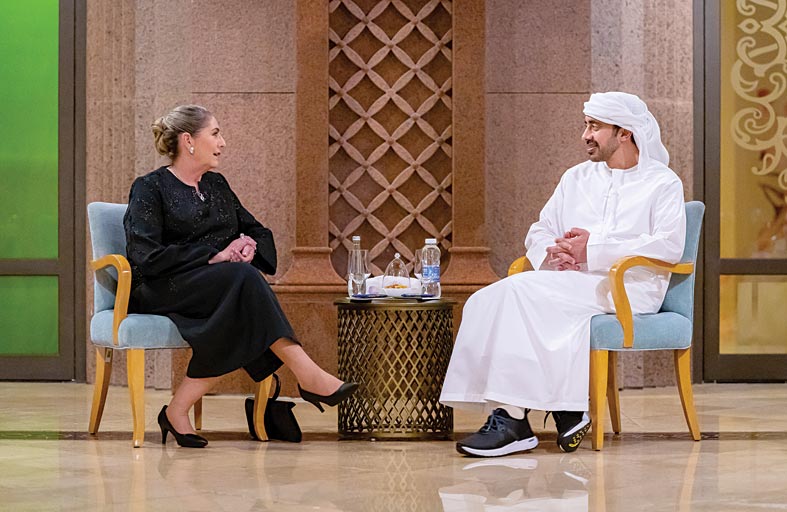 عبدالله بن زايد يلتقي السيدة الأولى في إسرائيل