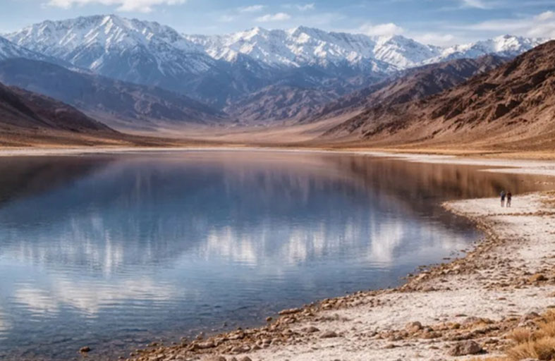 بحيرة مخفية تعود إلى الحياة 