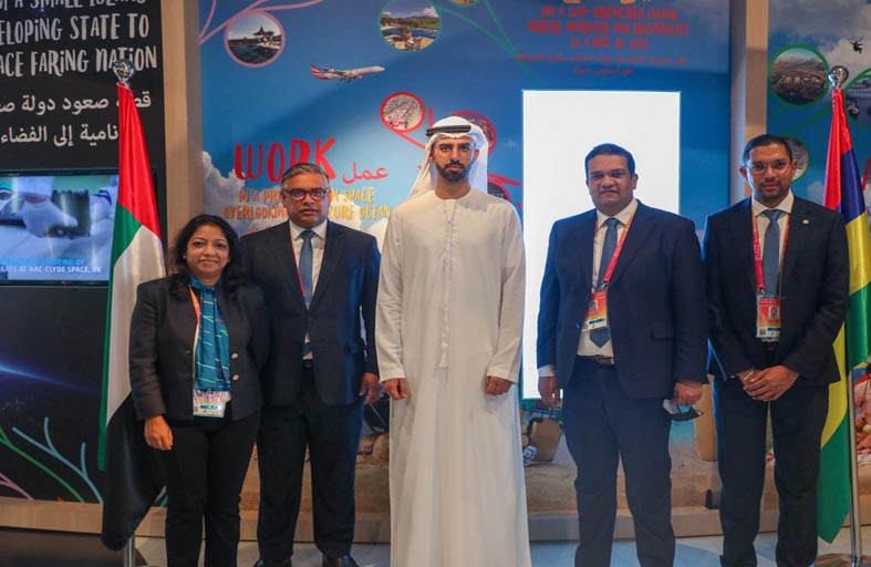 عمر سلطان العلماء يزور جناح موريشيوس في إكسبو 2020 دبي