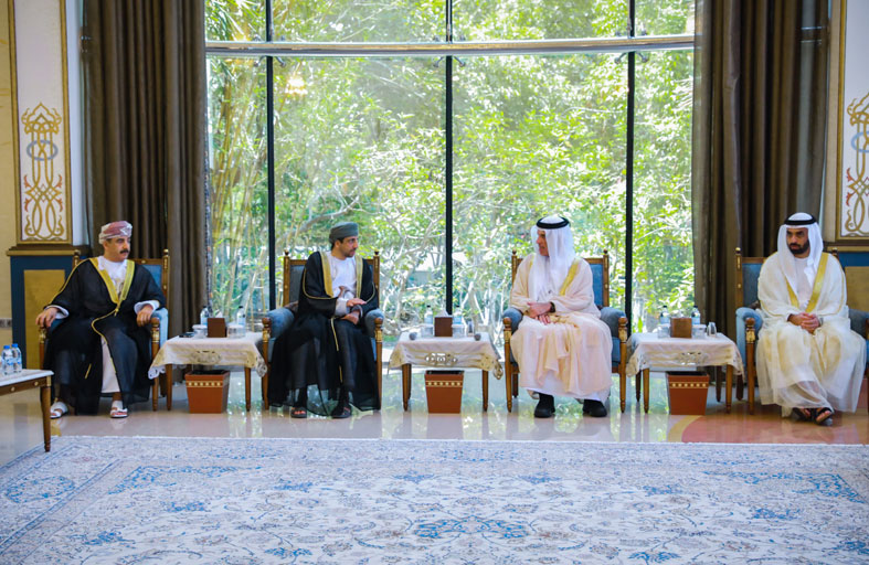 حاكم رأس الخيمة يستقبل محافظ مسندم 