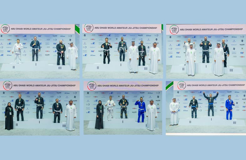الأساتذة يتألقون في بطولة أبوظبي العالمية لمحترفي الجوجيتسو