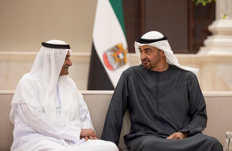 رئيس الدولة يستقبل حاكم الفجيرة 