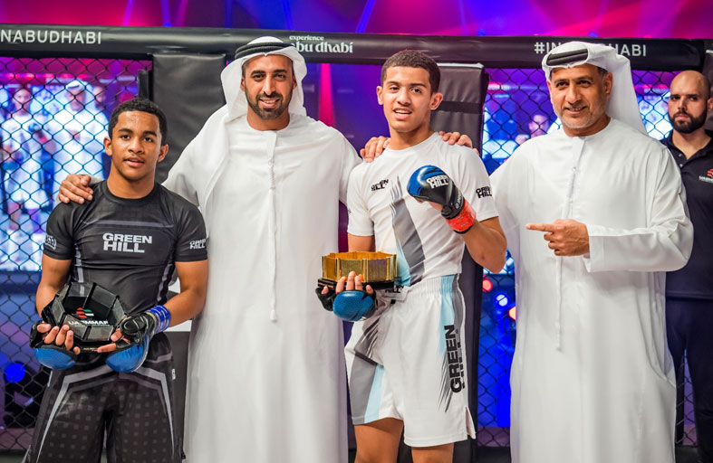 العقيلي بطلا للإمارات في وزن البانتام للناشئين  61 كجم