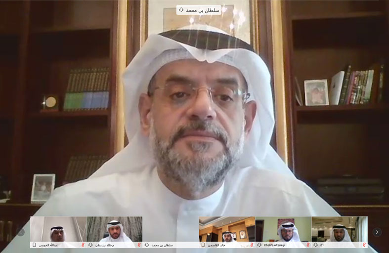 ولي عهد الشارقة يترأس اجتماع المجلس التنفيذي عن بعد