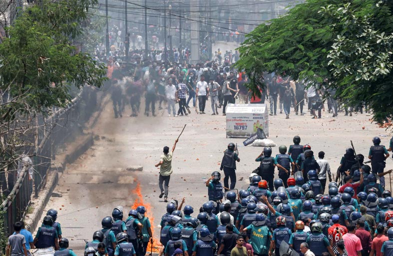  أكثر من 2500 موقوف في بنغلادش 