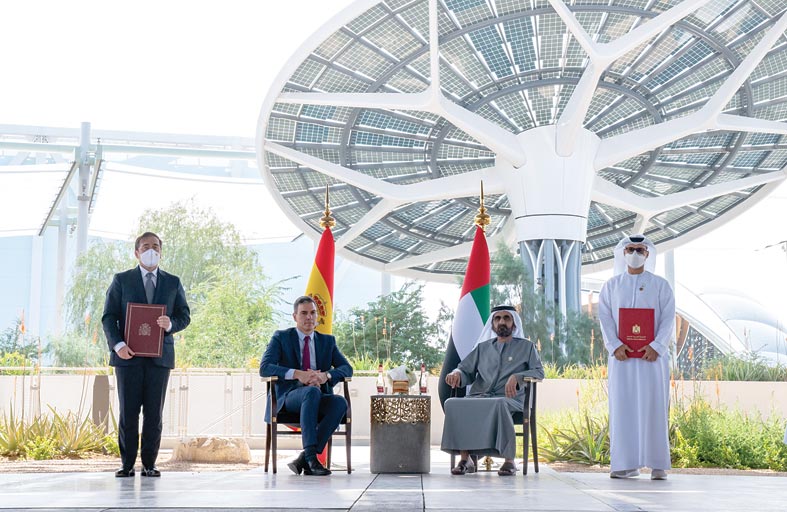 محمد بن راشد يبحث مع رئيس وزراء إسبانيا العلاقات الثنائية وسبل تطوير الشراكة الاستراتيجية بين البلدين