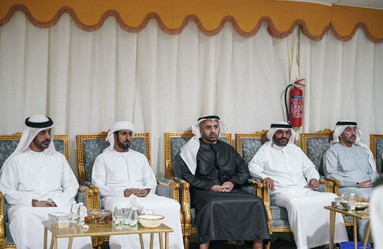 محمد بن سعود يعزي في وفاة سويدان عبيد حميد الخاطري