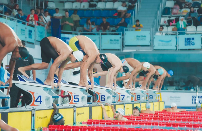 الظفرة تستضيف اليوم منافسات دوري أبوظبي للسباحة