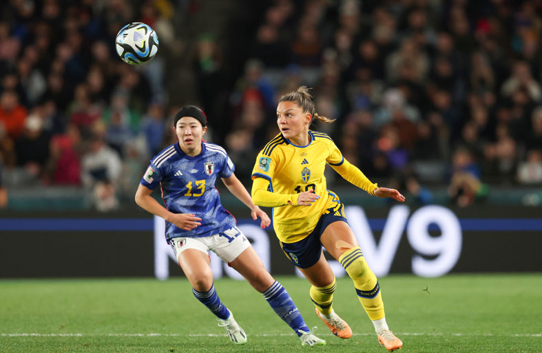 مونديال السيدات .. السويد تطيح بالمنتخب الياباني وتواجه إسبانيا في نصف النهائي
