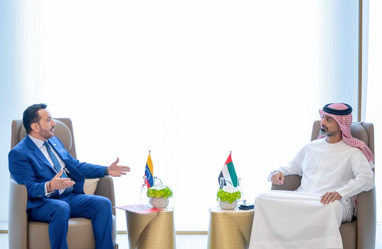 عمار بن حميد يستقبل سفير فنزويلا