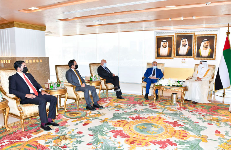 صقر غباش يبحث مع سفراء كوستاريكا وغواتيمالا وبنما والدومينيكان سبل تعزيز التعاون البرلماني