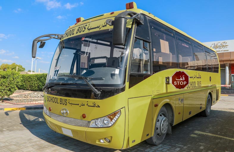  هيئة النقل – عجمان تبدأ بتركيب نظام لضبط سلوكيات سائقي الحافلات المدرسية