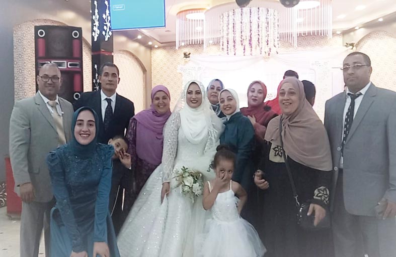 عائلة آل رجب وبكر تحتفلان بزفاف سعيد وسارة