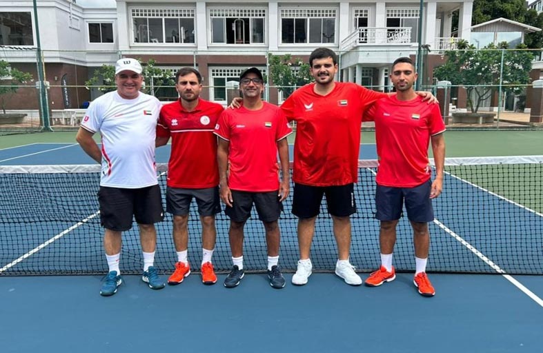 5 لاعبين يمثلون الإمارات في كأس ديفيز للتنس بكمبوديا