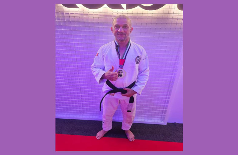 حصد الفضية في «عالمية أبوظبي».. الكعبي.. «بطل وحكم» جوجيتسو