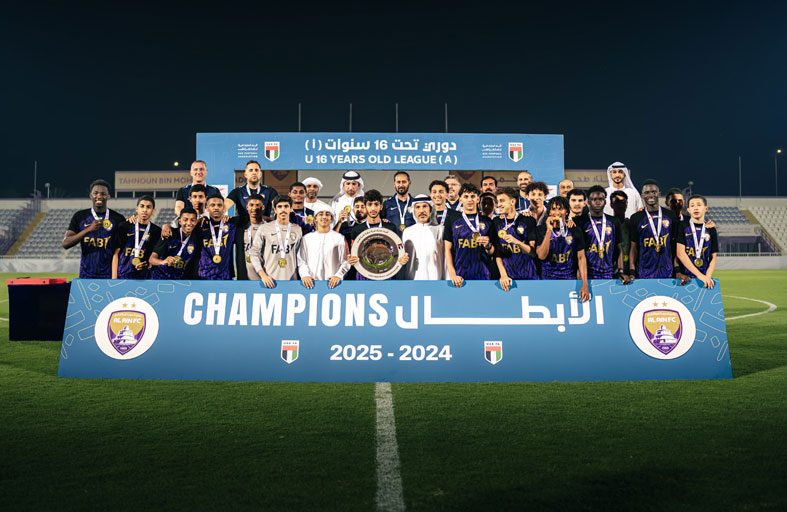 زايد بن سلطان يتوج «الزعيم16» بلقب دوري الناشئين