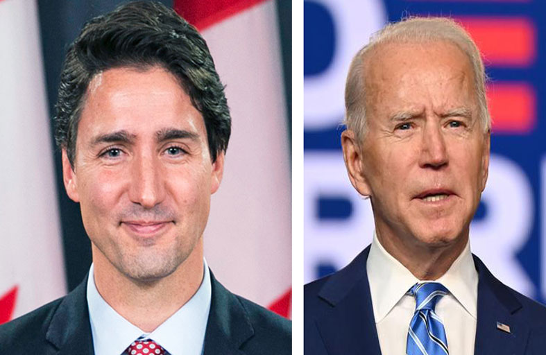 بايدن وترودو يبحثان مسألة احتجاز كنديَين في الصين 