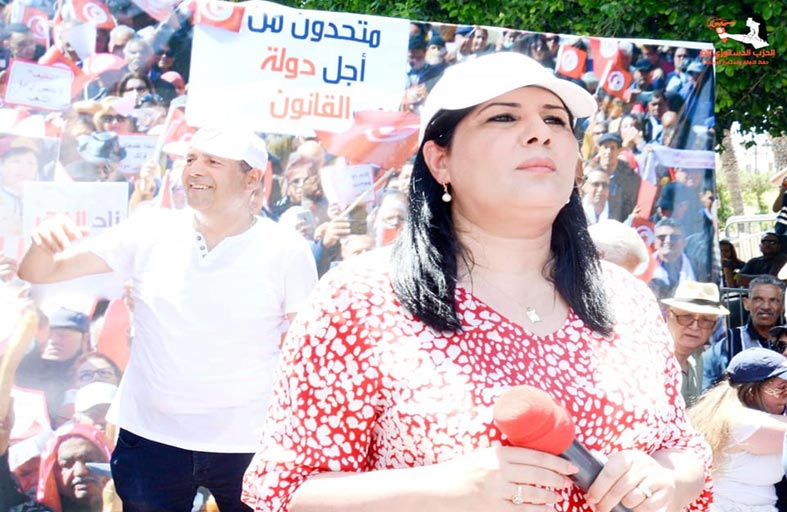 عبير موسي ترفض إقصاء المرأة من المشهد العام...!