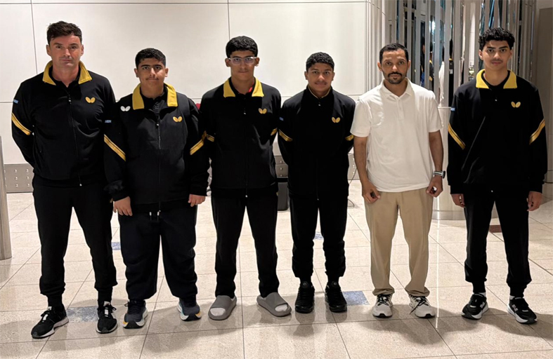 منتخب كرة الطاولة يشارك في بطولة آسيا بطشقند