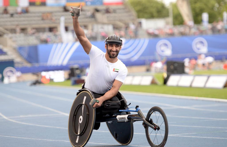 الحمادي يحرز أول ميدالية للإمارات في بطولة العالم البارالمبية لألعاب القوى