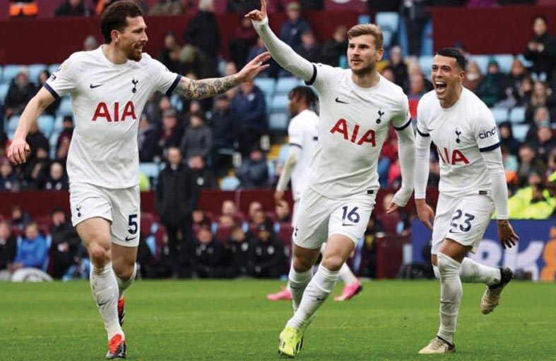 معركة أستون فيلا وتوتنهام في الواجهة بغياب ثلاثي الطليعة 