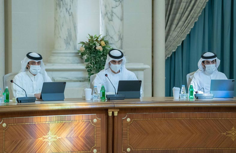 ولي عهد الشارقة يترأس اجتماع المجلس التنفيذي