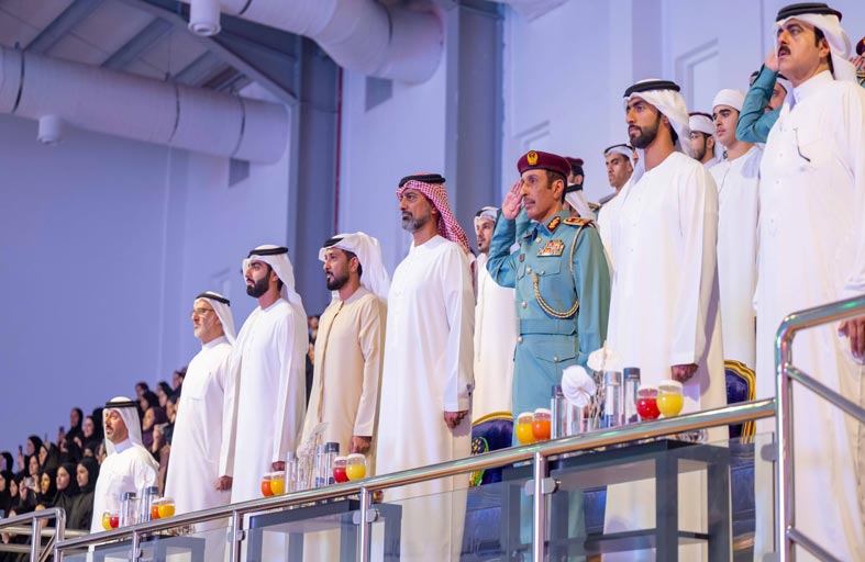 عمار بن حميد يشهد حفل تخريج طلبة شرطة المستقبل