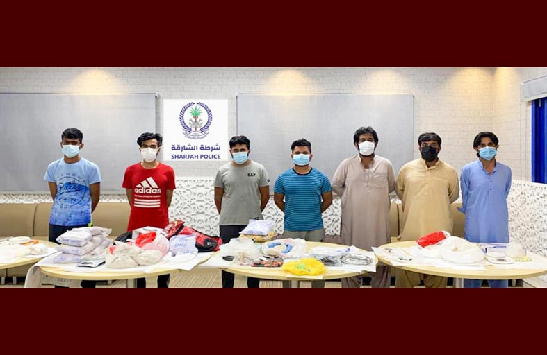 شرطة الشارقة تحبط محاولة إدخال مواد مخدرة للدولة خلال عيد الفطر