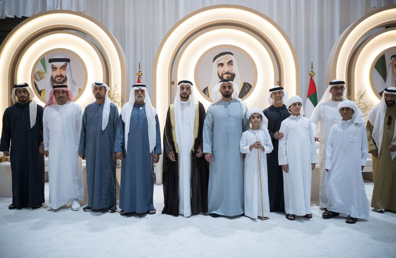 سيف بن زايد وحامد بن زايد يحضران أفراح المزروعي