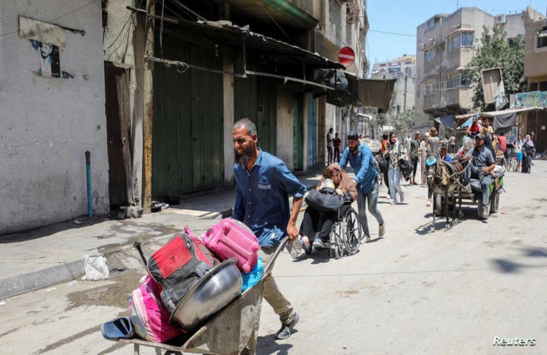 معارك ضارية لليوم الرابع في حي الشجاعية بمدينة غزة 