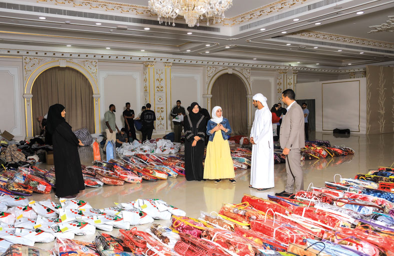 عونك يا وطن ينفذ مبادرة «كسوة شتاء» لدعم 3500 عامل وأسرة متعففة في العين 