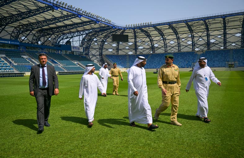 شرطة دبي ومجلس دبي الرياضي يتفقدان جاهزية الملاعب والمنشآت للموسم الرياضي الجديد