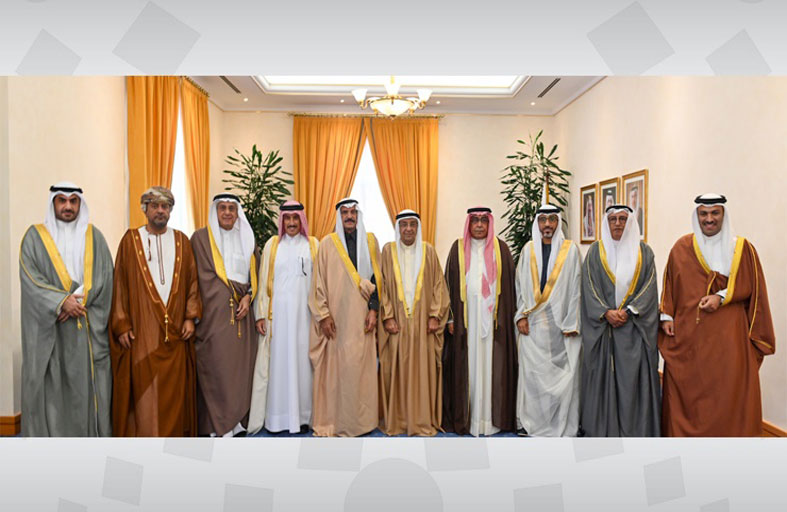 الشيخ محمد بن مبارك آل خليفة يستقبل رؤساء الجمعيات الصحفية الخليجية